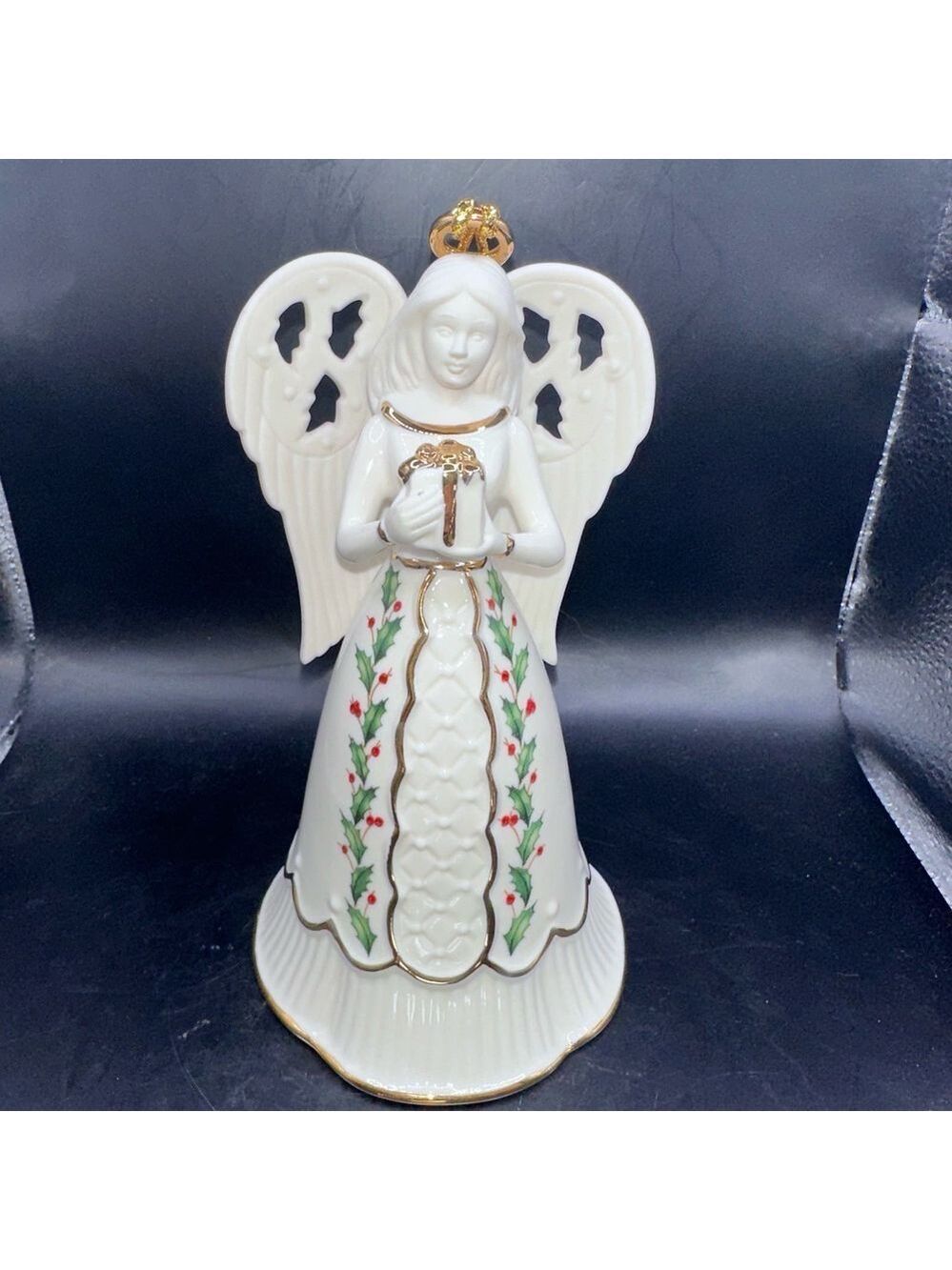 NWOB Lenox 2015 Porcelain Christmas Angel Bell Ornament
